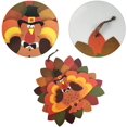 thumbnail image 1 of Decoración de Acción de Gracias puerta de pavo colgante 3D otoño jardín granja signo interior y exterior decoración 14x15 pulgadas WD.WDQZL Hogar, 1 of 6