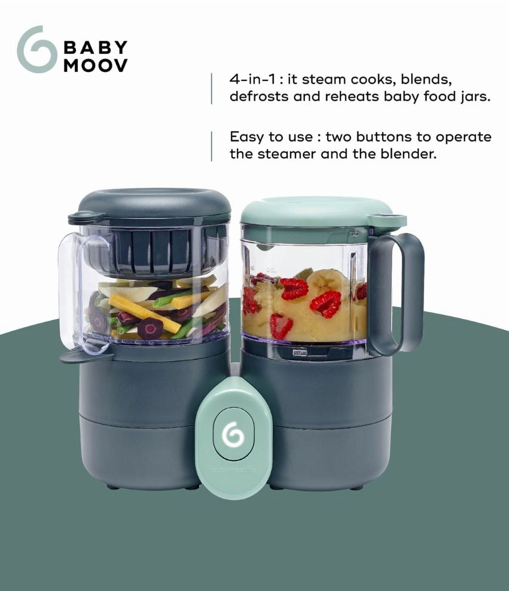 Babymoov Duo Meal Lite 4-in-1 multi-purpose baby food processor