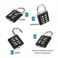 thumbnail image 4 of tooloflife 10 Digits Combination Padlock Password Lock for Luggage Backpack Jewelry Boxes, 4 of 8