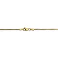 thumbnail image 4 of 10k Yellow Gold 1.25mm Spiga Chain Necklace Pendant Charm Wheat, 4 of 9