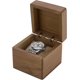 thumbnail image 1 of Caja de madera para reloj, estuche de madera de nogal, caja de almacenamiento individual para reloj, vitrina para reloj, caja de regalo cuadrada para joyas con almohada, 1 of 6