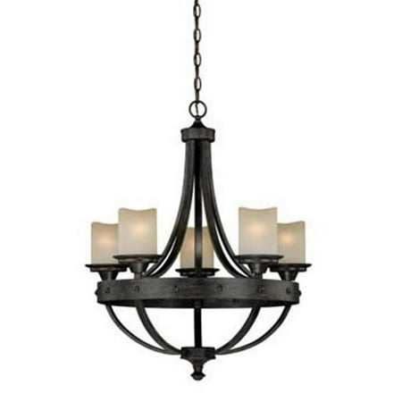 

Halifax 5L Chandelier - Aged Walnut