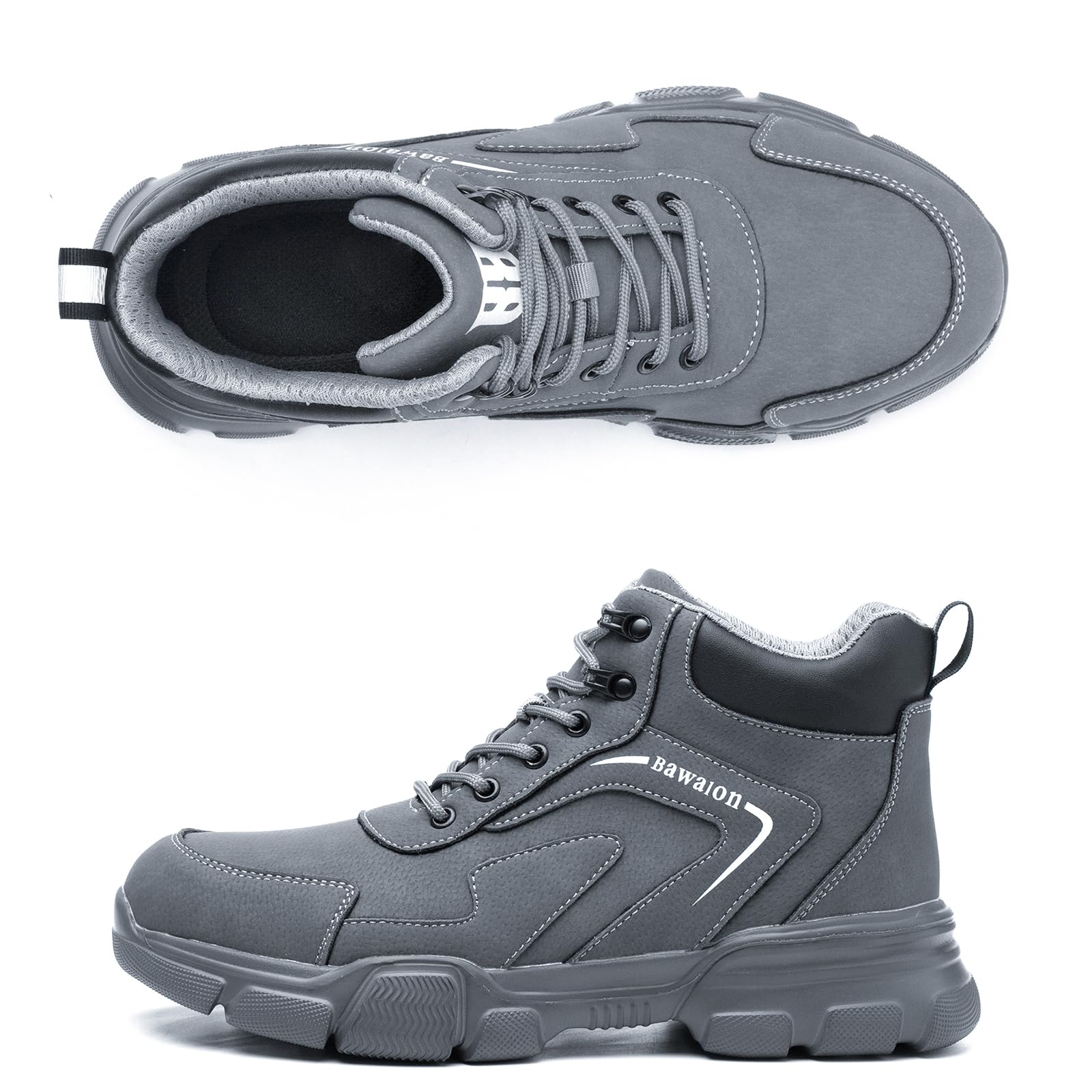 Sogetch Steel Toe Work Boots, Waterproof, Puncture-Resistant photo 8