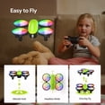 thumbnail image 6 of Tomzon A23 Mini Toy Drone with Colorful LED, High Speed Rotation, Throw to Go, 3D Flip, Circle Fly, Altitude Hold, Headless Mode, 3 Speeds, 2 Batteries, Green, 6 of 9