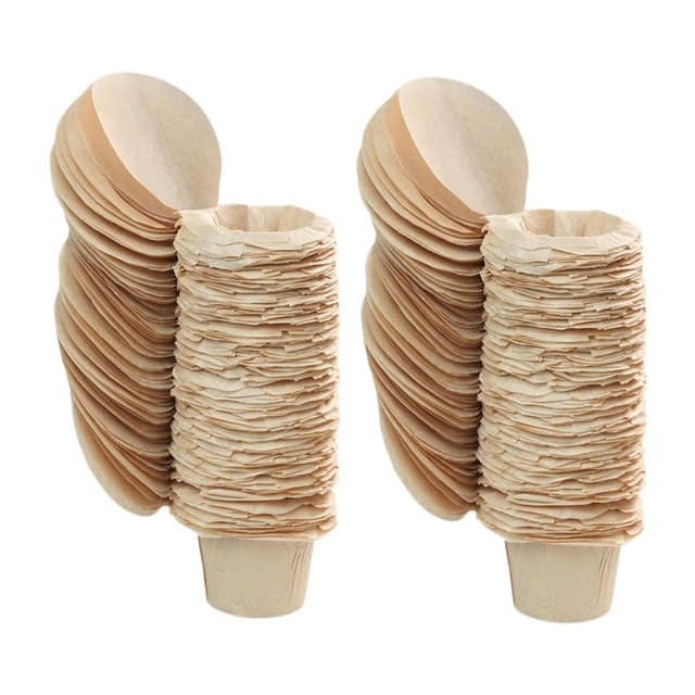 lingqin Coffee Filter Papers Basket Filter Papers Coffee Dripper Paper Filter for Office 100pcs