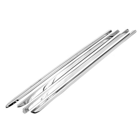 - Sizver Polished Stainless Steel Window Sills Trims For 2009-2017 Dodge Ram all model Crew Cab/Mega Cab ^rear window sill measures at 33