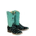thumbnail image 3 of Women's Tin Haul Barbwire Belle Boots With Good Mood Sole Handcrafted Black, 3 of 3