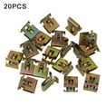 thumbnail image 3 of 20Pcs Car Front Console Dash Dashboard Trim Metal Retainer Rivet Fastener Clips Instrument Panel Trim Metal Clip J91 Accessories, 3 of 12