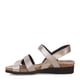 thumbnail image 4 of Sandalias NAOT Kayla para mujer con soporte de 3 correas, piel plateada, 4 of 7