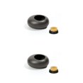 thumbnail image 3 of Kit de arreglos florales Toystoory maceta de cerámica Florero de flores estilo chino Negro mate 2Conjunto, 3 of 6