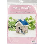 Mary Maxim Plastic Canvas Tissue Box Kit 5-Birdhouse (7 Count)