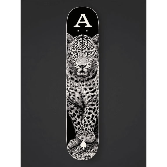 UXIEQU Leopard Print Artwork Canvas Wall Art 15.75x11.81 Inches