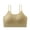 Yellow, variant on Women's Spaghetti Strap Cami Bra Adjustable Strap Seamless Comfortable Wireless Daily Bralette One Size
