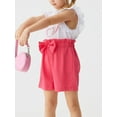 thumbnail image 4 of WIBACKER Summer Baby Girls and Toddler Kids Ruffles Sleeve Tank Top and Shorts 2-Piece Set Outfit, 4 of 7