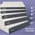 thumbnail image 3 of 8inch Mattress, King Size, Gray, Modern Contemporary Urban Design, Bedroom Master Guest Suite, 3 of 7