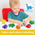 thumbnail image 5 of Gkdoms Letras Abc Que Coinciden con Dinosaurios Juguetes Alfabeto De Doble Cara Juguete De Aprendizaje Regalos para El Día del Niño para Niños: Letras Mayúsculas Minúsculas Juego De Clasificación Y Co, 5 of 5