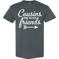 thumbnail image 3 of Inktastic Cousins Make the Best Friends with Arrow T-Shirt, 3 of 5