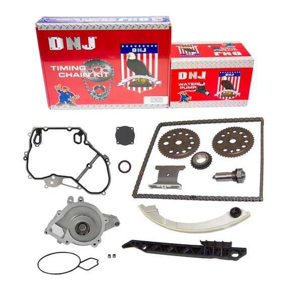 DNJ TK314WP Timing Chain Kit with Water Pump Fits Cars & Trucks 00-12 Chevrolet 2.2L L4 DOHC