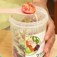 Cereal And Milk Container Double Layer Hiking Food Container Snack Cup