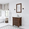 thumbnail image 6 of Water Creation Aberdeen 30" Wood Single Bathroom Vanity in Brown & White, 6 of 7