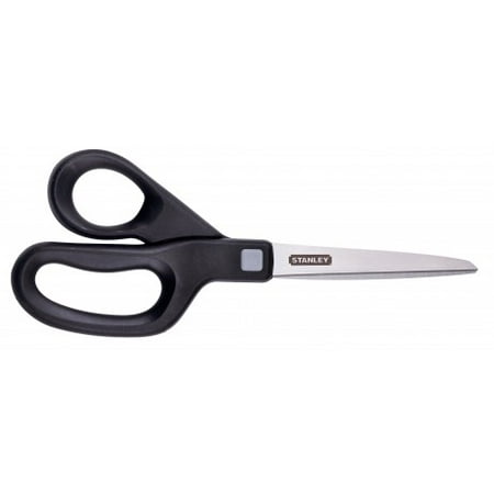 Stanley 8 Inch All-Purpose Scissor (SCI8ST), Black