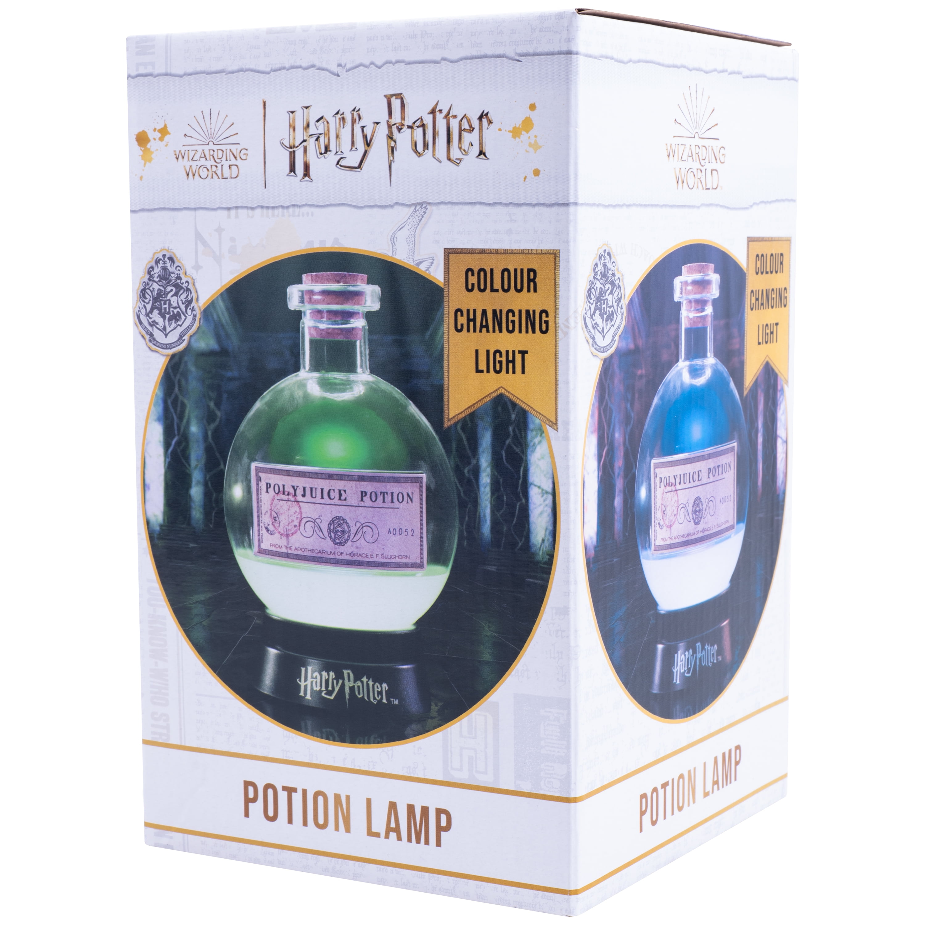 Fizz Creations Harry Potter Large Potion Mood Lamp Multicolor. Polyjuice Potion Lamp. LED Illuminated Color Changing Night Light. Harry Potter Halloween Decorations. Harry Potter Gifts.