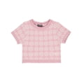 thumbnail image 2 of Vince Camuto Girls' 2-Piece Rose Sweater Skirt Set Outfit Color: pink/white Size: 2t, 2 of 3