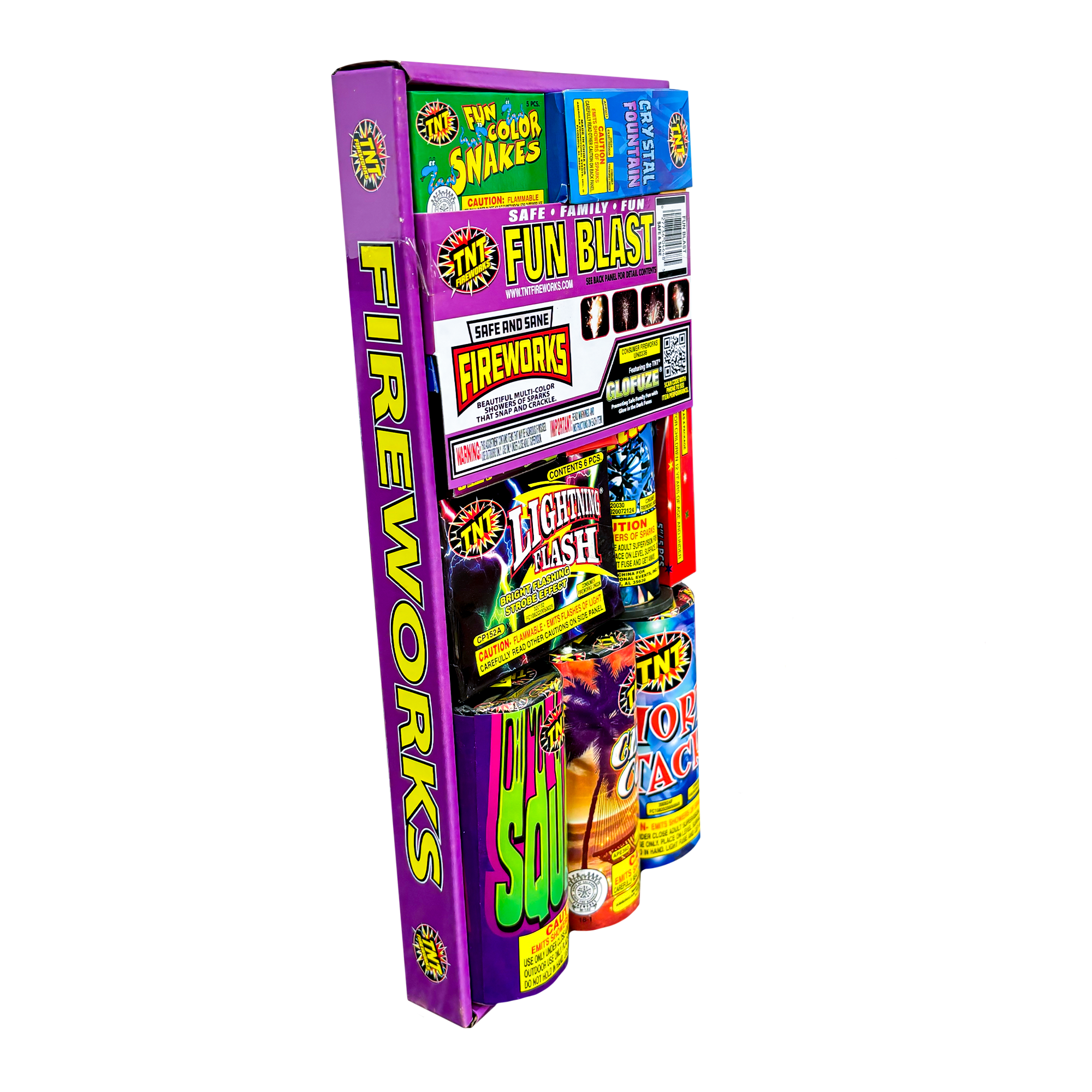 TNT Fireworks Fun Blast, Ground Based Fountain Assortment, Any Occasion