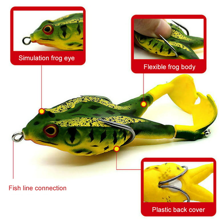 Topwater Frog Fishing Lure Simple And Durable, Not Easy To Damage Bait For  Freshwater Saltwater Fishing 4# 10cm 