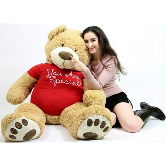 Tu Es Spécial Ours en Peluche Géant de 5 Pieds T-Shirt Doux Dis Que Tu Es Spécial