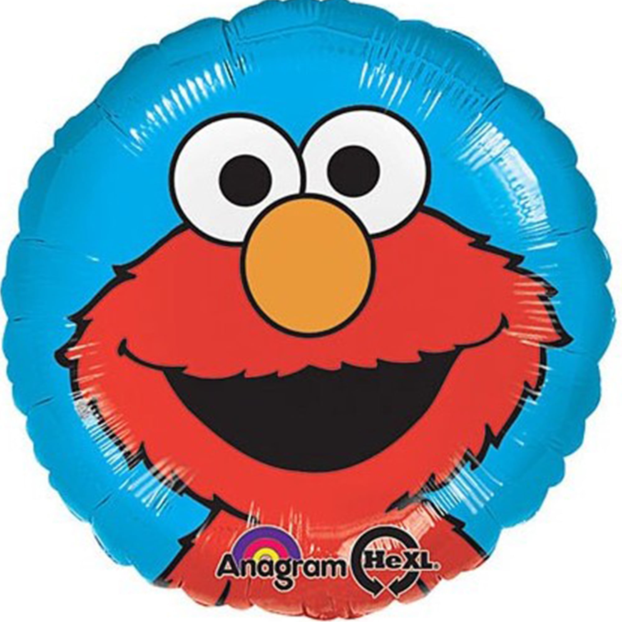 Elmo Smiles Blue Foil Balloon 18" ( Each )