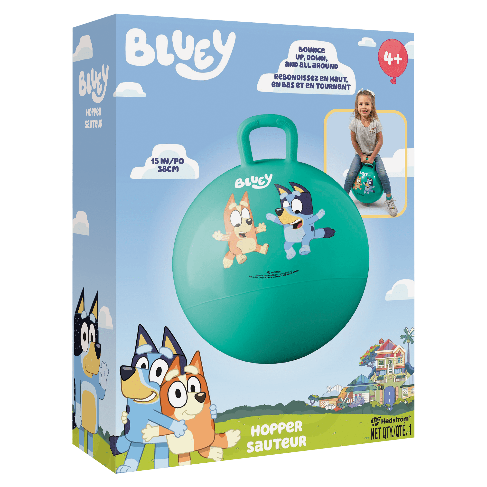 Hedstrom 15 inch Hopper, Bluey, Ages 4+ - Walmart.com