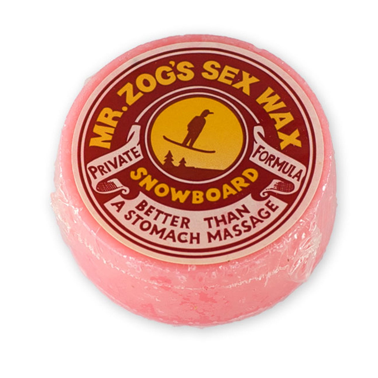 Sex Wax SNOWBOARD WAX WARM RED Pack of 2 Mr. Zogs by