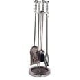 thumbnail image 1 of Dagan AHF660 Fireplace Tool Set, Pewter - 5 Piece, 1 of 1