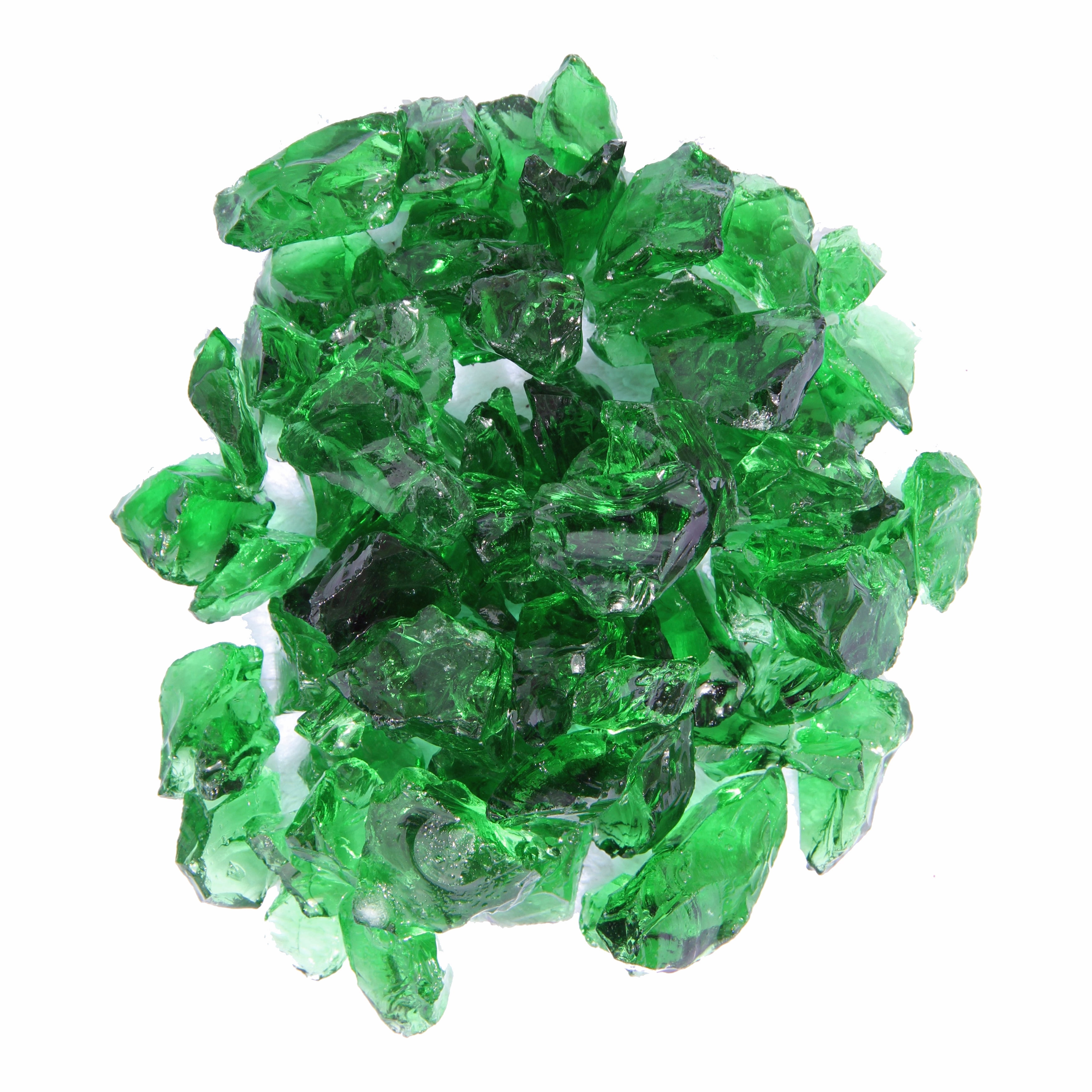 Hiland Recycled Fire Glass in Green