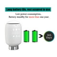 thumbnail image 3 of Tuya ZigBee3.0 Intelligent Radiator Valves Mobilephone APP Remote Temperature Controller Intelligent Thermostat Compatible with Alexa Google Home Voice Control Need to be Used with Gate-way, 3 of 8