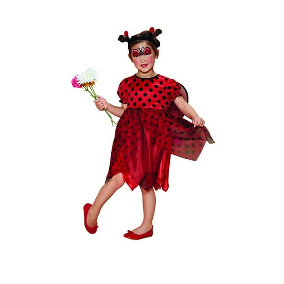 Northlight Red Jagged Dress Ladybug Girl Halloween Children's Costume - 4-6 Years