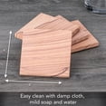 thumbnail image 3 of Thirstystone All Natural Cinnabar Square Coaster 4-Pack, 3 of 6