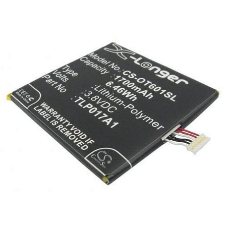 TLP017A1 Battery for Alcatel One Touch Idol Mini, OT-6012A, OT-6012E, OT-6012W, 1700mAh