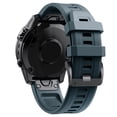 thumbnail image 1 of 26MM Quick Release Silicone Watch Strap with Metal Buckles Official Grade Fits Most, 1 of 4
