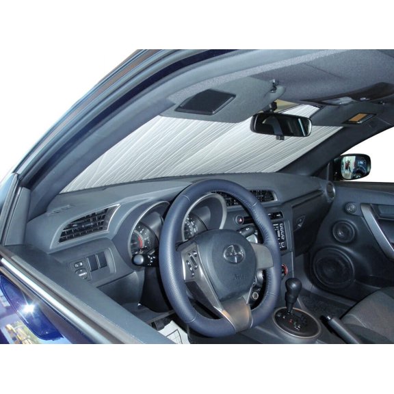HeatShield, The Original Windshield Sun Shade, Custom-Fit for Scion tC Coupe 2011, 2012, 2013, 2014, 2015, 2016, Silver Series