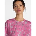 thumbnail image 5 of Joyspun Women's Dreamy Soft Collection Short Sleeve Sleepshirt, Sizes S/M to 2X/3X, 5 of 6