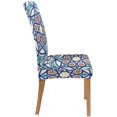 thumbnail image 3 of RYLABLUE Housse de Chaise Extensible Vintage et Style Protecteur de Siège pour Salle à Manger Hôtel Mariage Lot de 4, 3 of 5