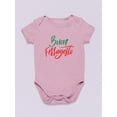 thumbnail image 3 of Buon Ferragosto Red Calligraphy Bodysuit Infant -Image by Shutterstock,  12 Months, 3 of 4