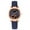 BlueBU, variant on PPgejGEK Women's Fashion Quartz Watch - Blue Leather Strap Rose Gold Heart Design Wristwatch, Elegant Casual Timepiece Ideal for Valentine's Day Birthday Gift