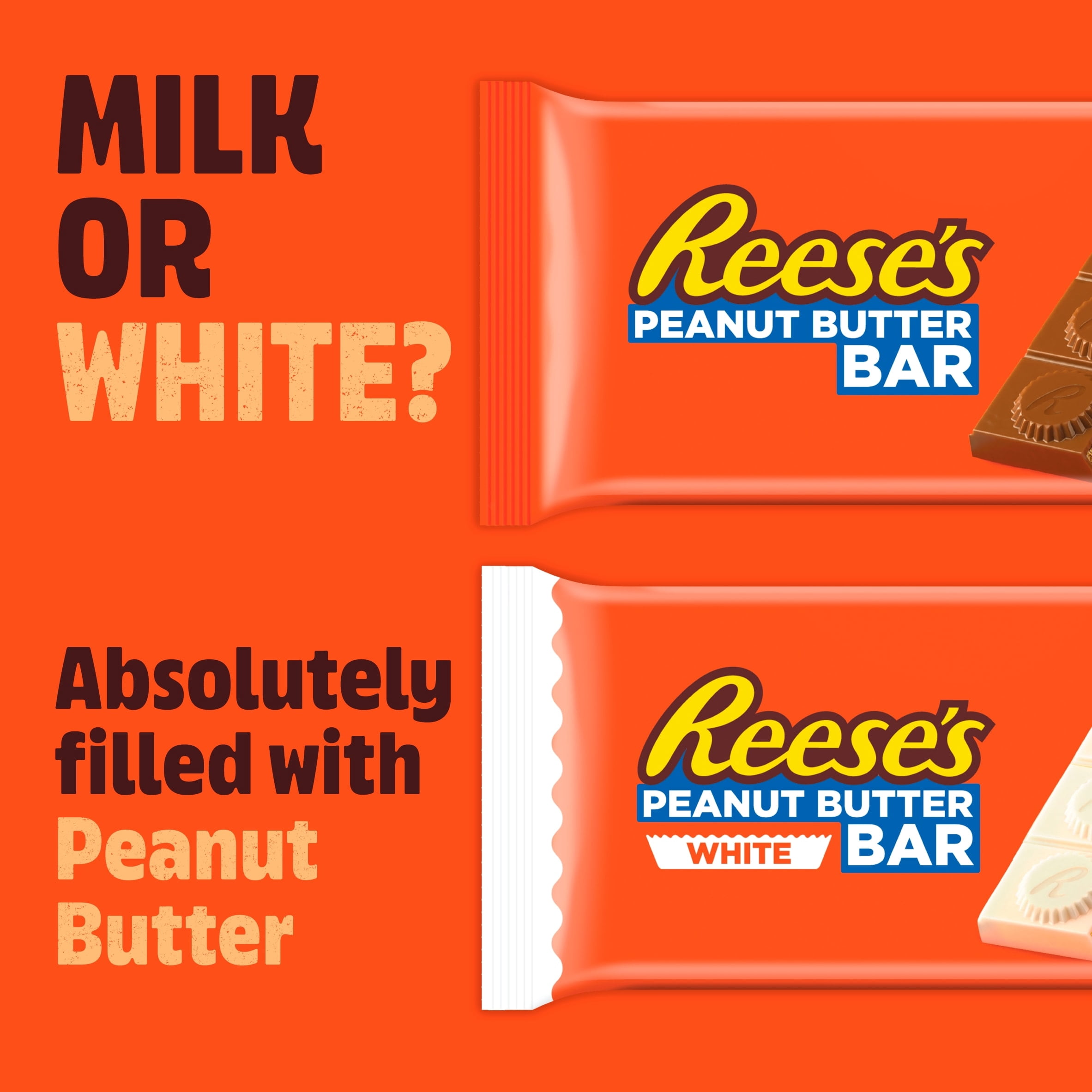 Reese's Peanut Butter White Chocolate Bar 90g, Imported from Britain