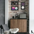 thumbnail image 3 of CD Music Display Case Frame, 14.2x7.7 Inches Display Disc and CD Box, Real Glass with EVA Foaming and Black Mat, Wall Haning and Tabletop Standing Solid Wood, 3 of 7