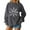 Dark Gray, variant on Womens Tops Christmas Tree Printing Long Sleeve Winter Casual Sports Round-Neck Sweatshirt,Sweatshirts for Women Orange M