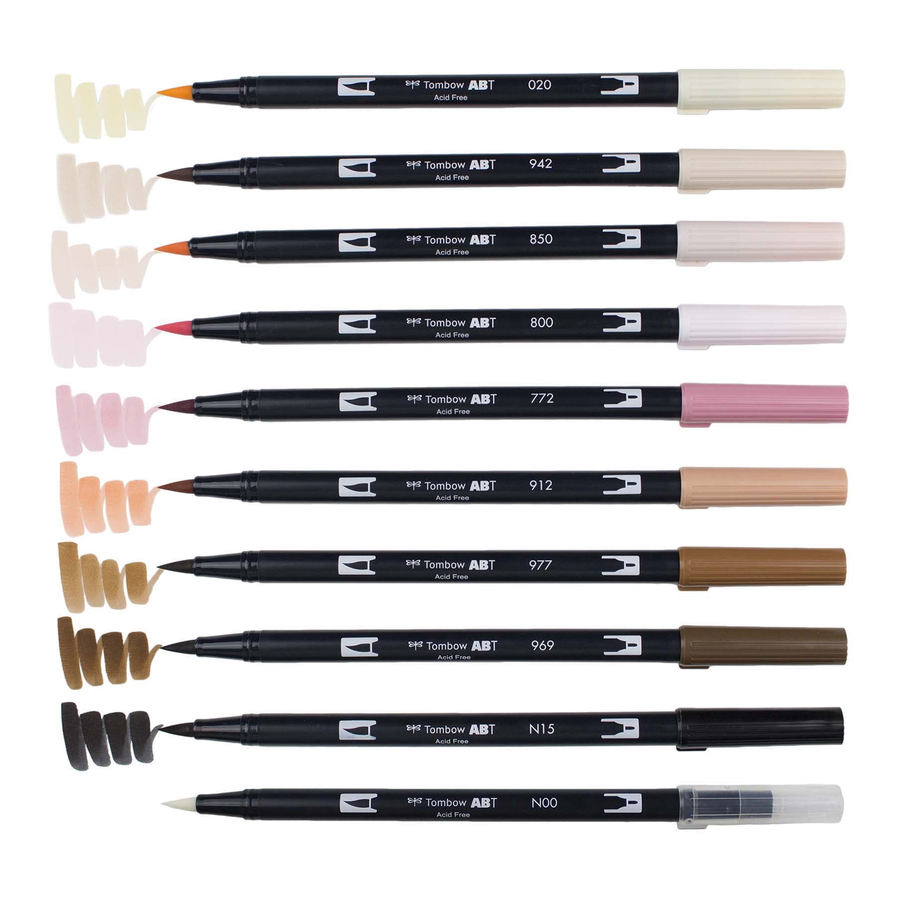 Tombow Portrait Dual Brush Pen Set, 6 Packs: 10 ct. (60 total)
