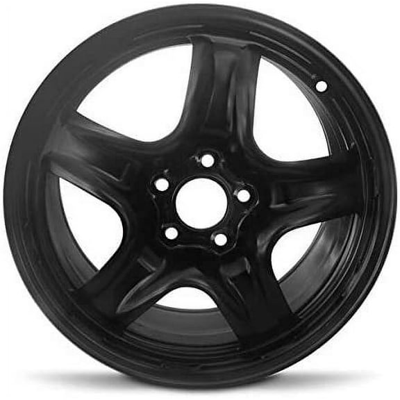 Wheel Rim for 2010-2011 Mercury Milan 17x7.5 in Painted Black Steel Rim Direct Fit